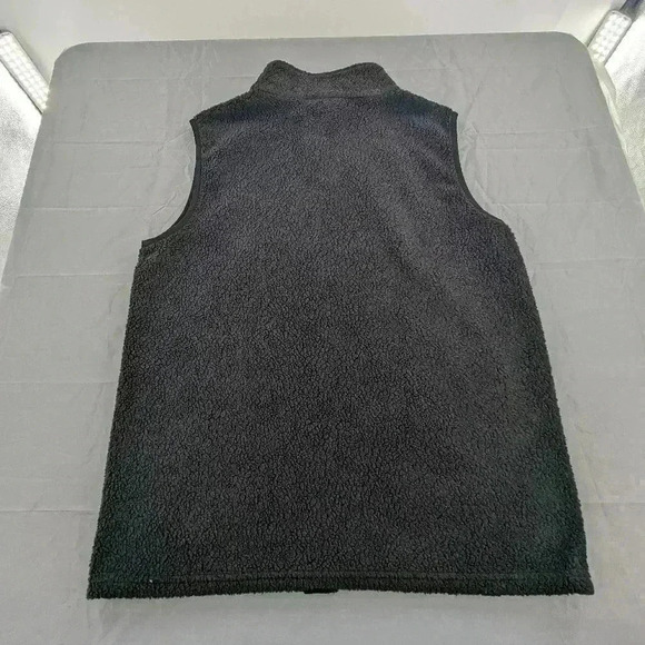 Under Armour Fleece Full-Zip Vest Boys Size Youth Large Black Coldgear Outdoor - Picture 10 of 11